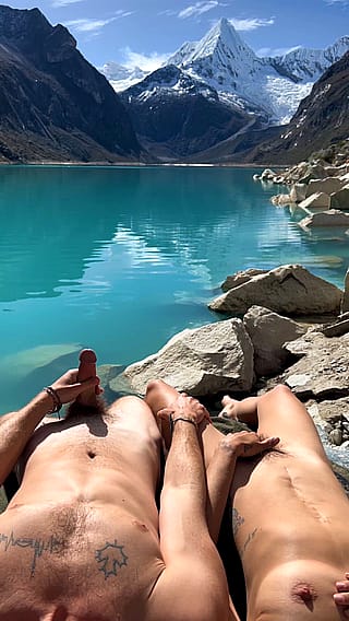 Name anything better than pleasuring your best friend in these views ?'