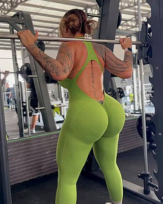 Girls with fake asses that still hit the gym are my favorites'