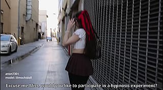 "Excuse me Miss, would you like to participate in a Hypnosis social experiment" "Hypnosis? you must be stupid. byeeee" [sound]'