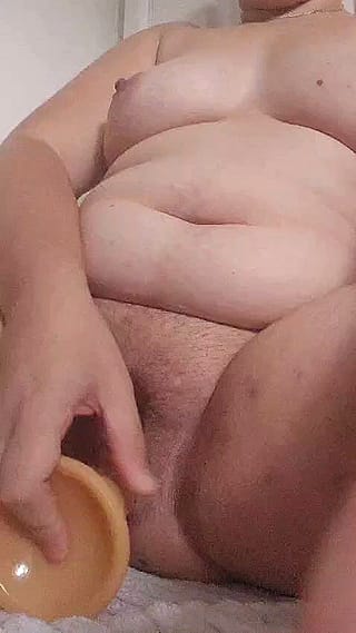 My chubby tight pussy eats this all up'