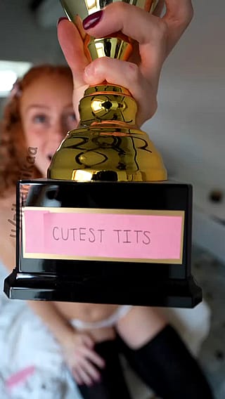 Award winning, cum guzzling doll'