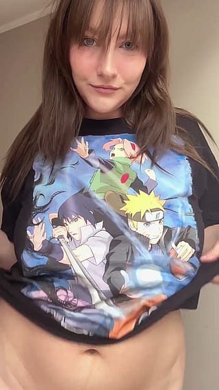 Naruto shirt is nice, but what's under is amazing [F]'