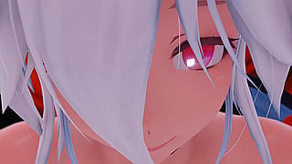 Close-up of Haku's tits'