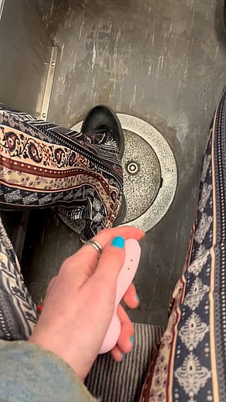 I almost got caught using my vibrator on the light rail'