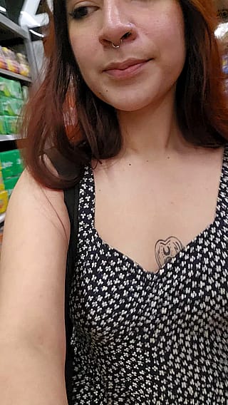 I dare you to sneak a quick flash at the supermarket [F]'