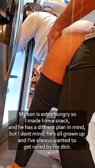 my step son likes to fuck me when hes hungry'