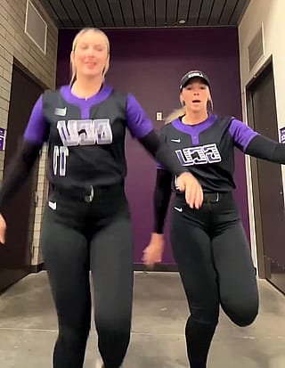 Tinley Lucas and Emily Darwin - American softball players'