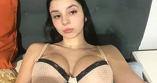 18-Year-Old Girl Shows Off Her Big Tits'
