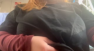 Riding a Train with a Busty Babe'
