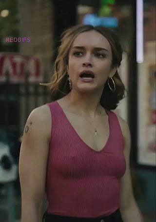 Olivia Cooke's See-Through Shirt: A Cup-Petite Nipple Show'
