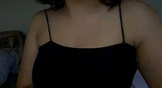 Be fore going to work - A selfie video with big tits.'