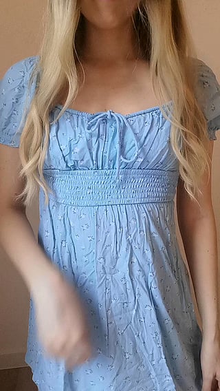 So Tiny Under My Dress, You Like Them? - Cute Teen Boobs'