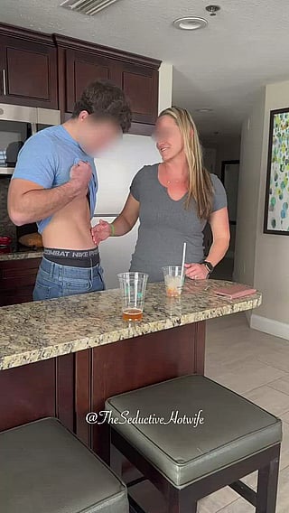 Taking My Son's Virginity: A Hotwife MILF Blowjob'