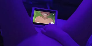 Fap to this hot girl masturbating to hentai'