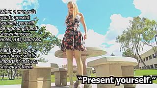 Present Yourself: Adria Rae's Anal Domination in the Park'