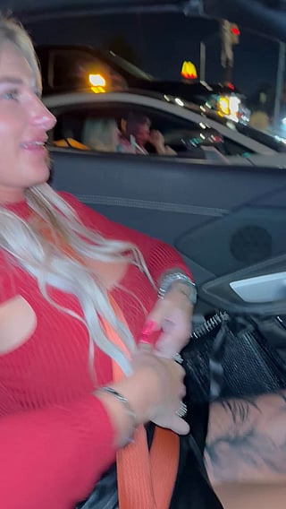 Big Tits Flashing in Public: At Least He Enjoyed It'