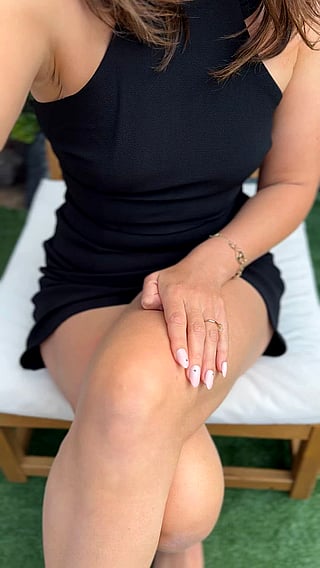 Sexy Black Dress No Panties: A Blowjob, Boobs, and Cute Combination'