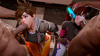 Don't spit, swallow [D.va,Tracer,Overwatch] (thecount)'