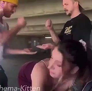 Who is this girl getting doggystyle from? Anyone know?'