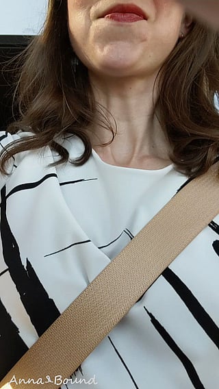 When I'm running late for work, sometimes I forget my panties... and masturbate instead'