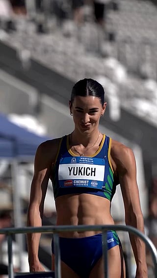 Yukich: The Aussie Hurdler with a Big Booty and Abs of Steel'