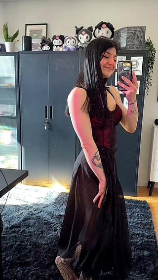Pulling Up Skirt Slowly to Show You Everything'