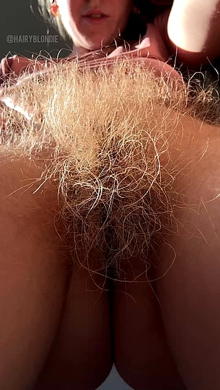 Dive into my thick, golden forest of hair'