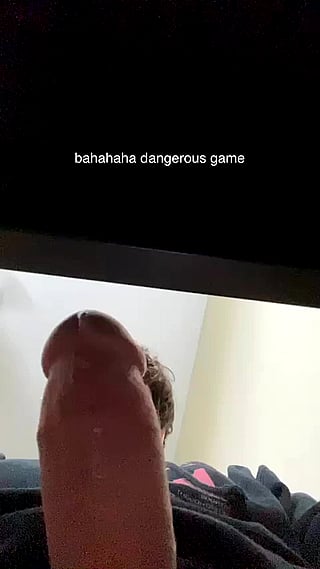 Dick Dangling: Big Cock Masturbating'