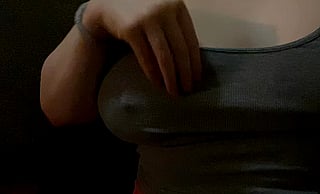 Chubby White Girl's Big Tits Show: I'm Back with More Boobs!'