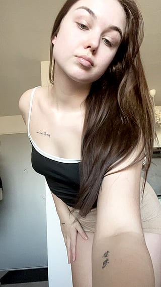 Slutty 18yo Girl Shows Off Her Big Tits'