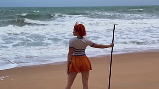 Beach Vacation with Nami: Cosplay, Creampie, Doggystyle, Sweetie_Fox'