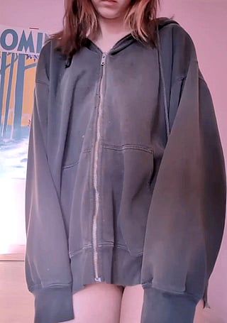 See What's Beneath the Hoodie: Petite Tits on OnlyFans'