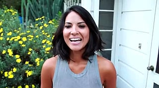 Olivia Munn Smiling for FHM Magazine in 2012'