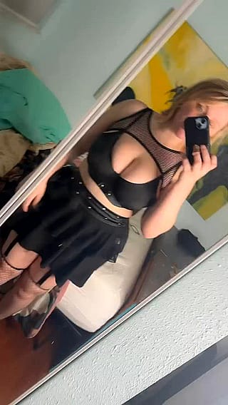 What I wore to the goth club, would you buy me a drink?'