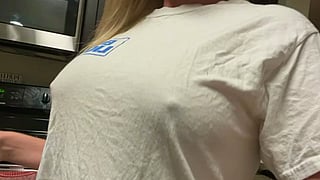 I Love How My Soft Little Boobies Peek Through My Top When I Stretch It - It's Not My Fault They're That Adorable'