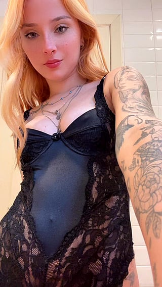 Are my tattoos too much or just right? - Boobs, Natural Tits, Petite, Solo'