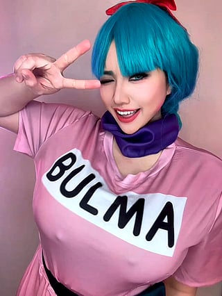 Bulma Aria Dragonball: Asian, Big Tits, Cosplay, Natural Tits'