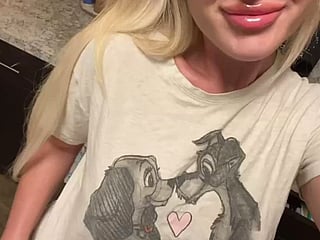 Blondie's Barely Wearing Shirt'