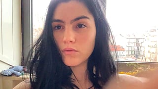 Amateur Brunette Gets Naked for Neighbors: Is it Slutty?'