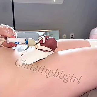 Chastity Caged Orgasms: All Full Clips on My OnlyFans - Sissy, Femboy, Feminization, Trans, Trans Woman'