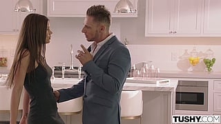 Little Caprice Gets Anal by Her Husband's Boss'