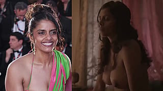 Kani Kusruti at the Cannes Film Festival vs. topless with her bare breasts swinging in Biriyaani (2020)'