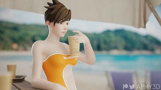 Tracer's Resort Adventure: 3D Anime Fun'