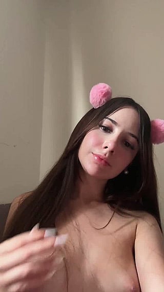 Real Slutty Latina Solo: My Tits Are So Sensitive, Please Be Gentle'