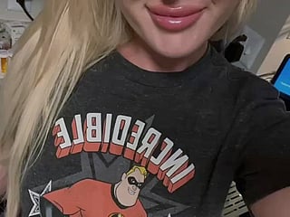 Blonde Babe with Big Boobs and a Bratty Attitude'
