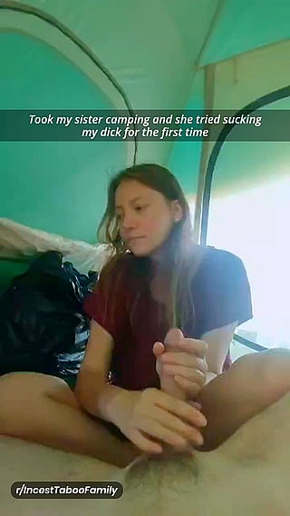 Sis Got a Big Dick: My Sister's First Blowjob'