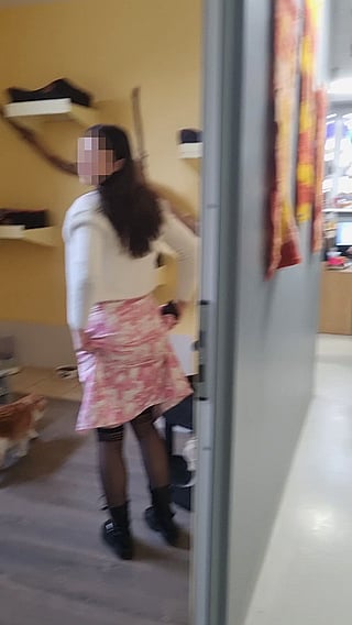Wild Woman Lifts Skirt in Museum: Daring or Just Plain Rude?'
