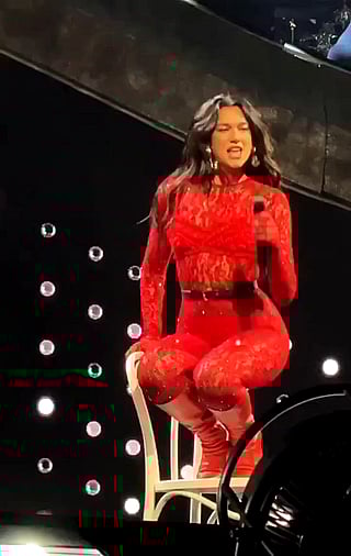 Dua Lipa's Big Ass and Cute Performance'