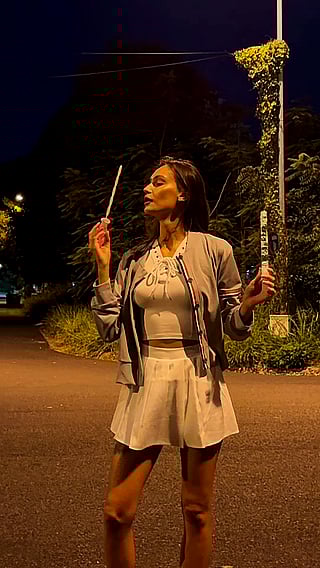 Blowing Bubbles and Dicks: A Cute Brunette's Adventure'