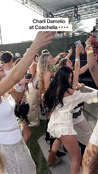 Charli Dances Her Ass Off at Coachella'